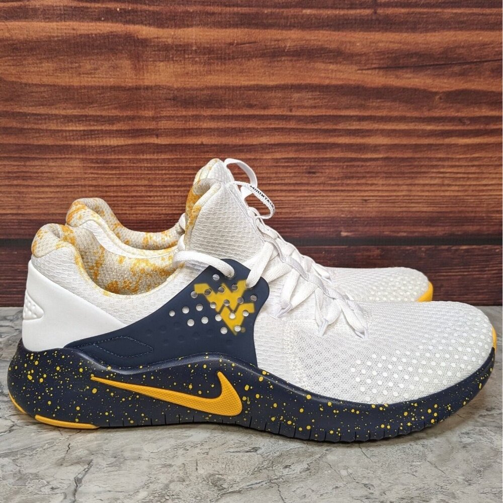 Nike Free TR Trail 8 WVU West Virginia Mountaineers Shoes Men's 11 AR0428-100